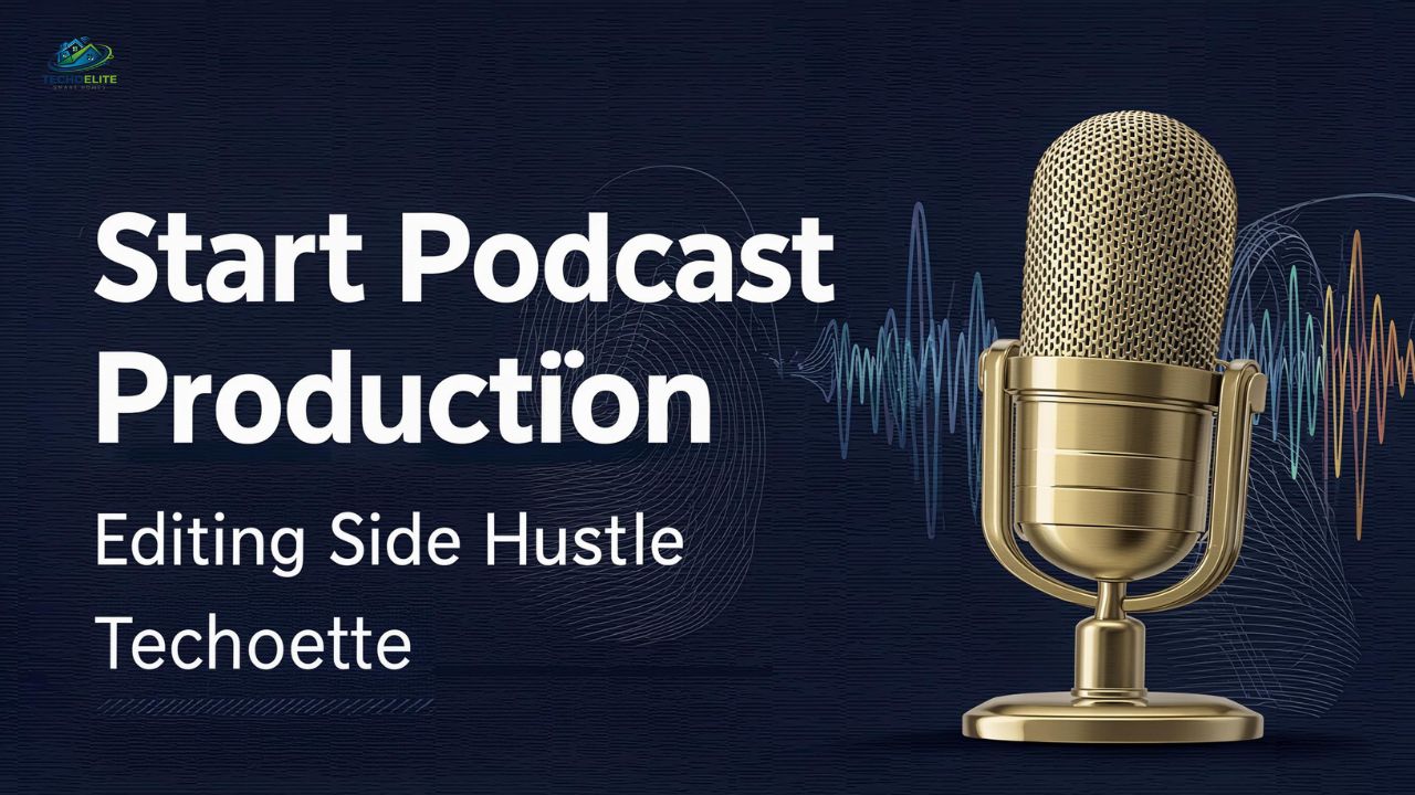 How to Start Podcast Production Techoelite Editing Side Hustle