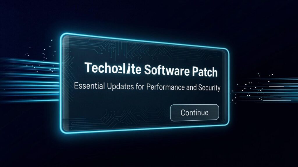 TechoElite Software Patch: Essential Updates for Performance and Security
