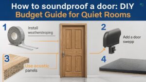 How to soundproof a door: DIY Budget Guide for Quiet Rooms