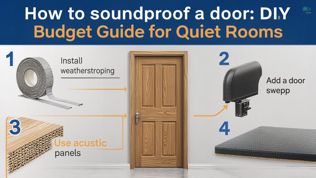 How to soundproof a door: DIY Budget Guide for Quiet Rooms
