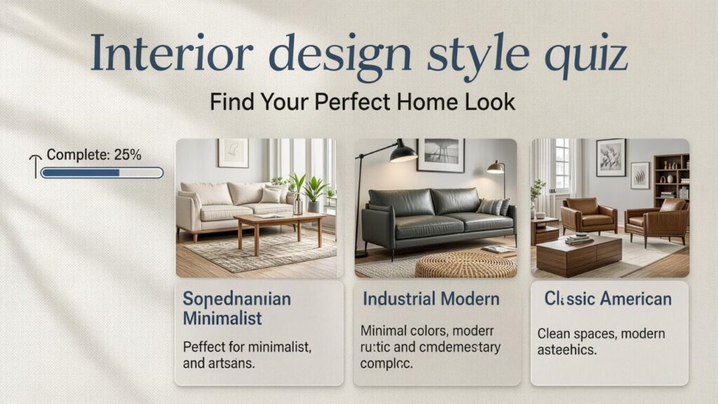 Interior design style quiz: Find Your Perfect Home Look