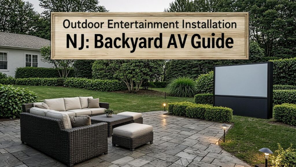 Outdoor Entertainment Installation NJ: Backyard AV Guide