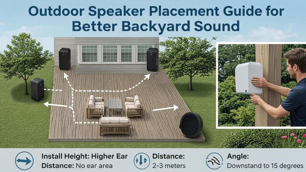 Outdoor Speaker Placement Guide for Better Backyard Sound