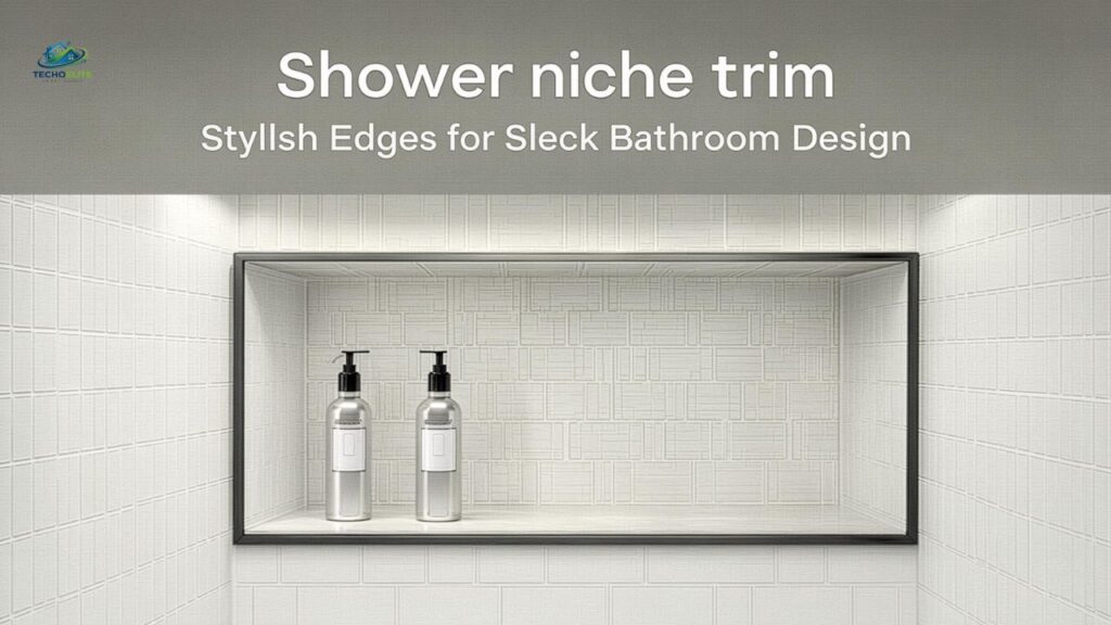 Shower niche trim: Stylish Edges for Sleek Bathroom Design