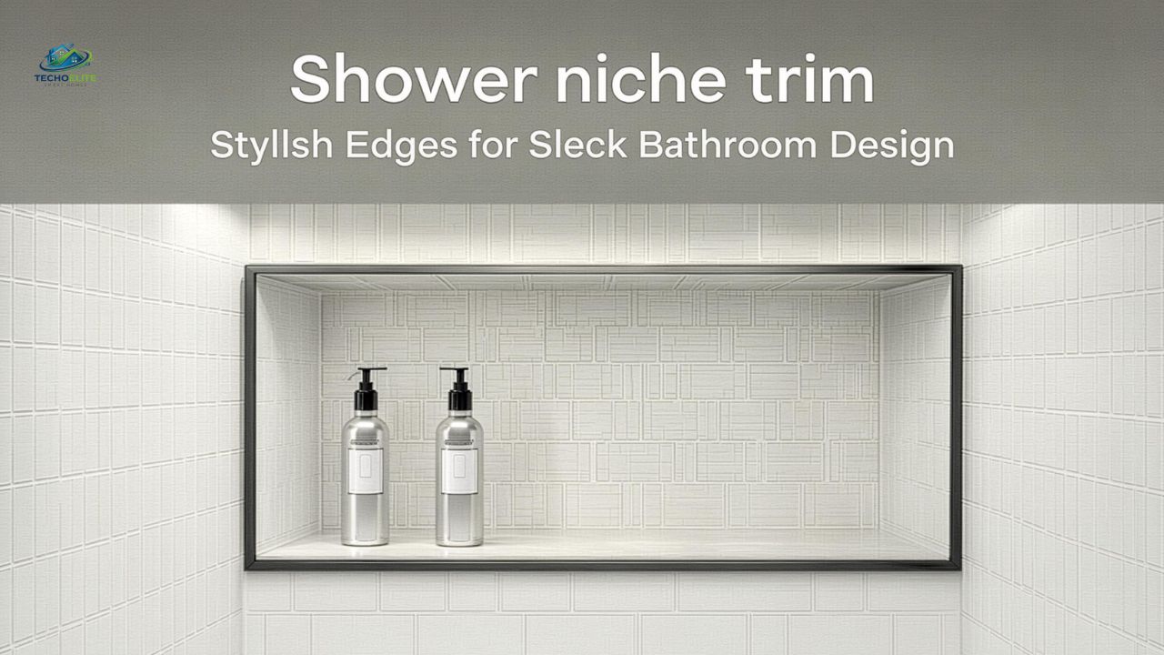 Shower niche trim: Stylish Edges for Sleek Bathroom Design