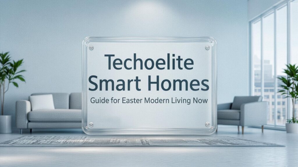 Techoelite Smart Homes Guide for Easier Modern Living Now