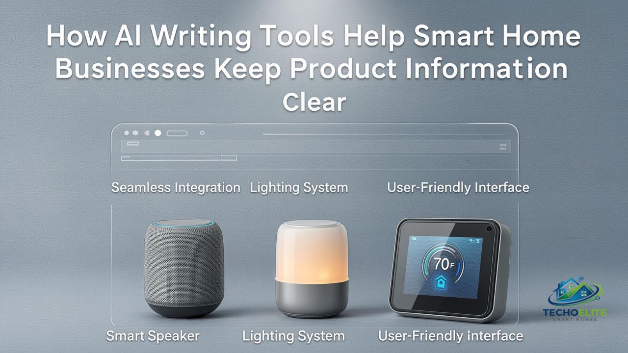 How AI Writing Tools Help Smart Home Businesses Keep Product Information Clear